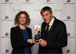 Trophée eVIlle 2013 de Google remis à Saint-Sauveur